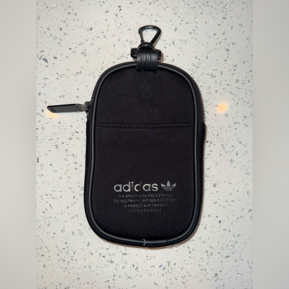 Black Adidas pouch